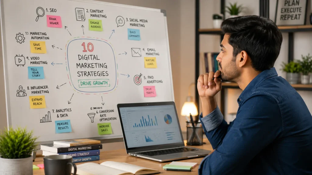 Digital marketing strategies for startups 